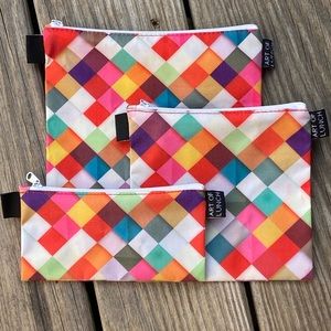 Art Of Lunch 3 Reusable Zip Top Bags